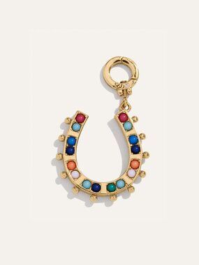Stella & Dot Lucky You Reversible Horseshoe Charm NWT